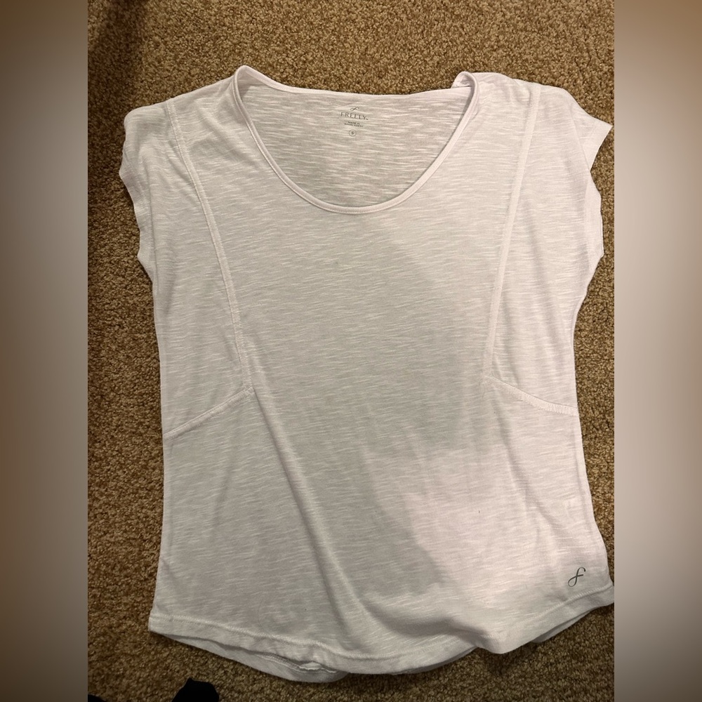 white tee